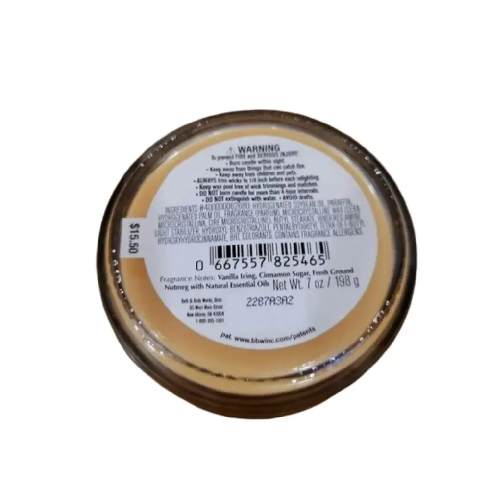 Bath And Body Works Spiced Gingerbread Single Wick Candle